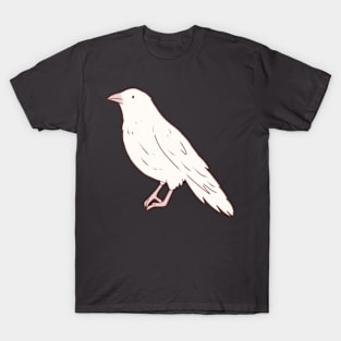 White crow art T-Shirt